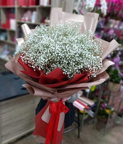 Букет цветов из: Гипсофила в Сяве
