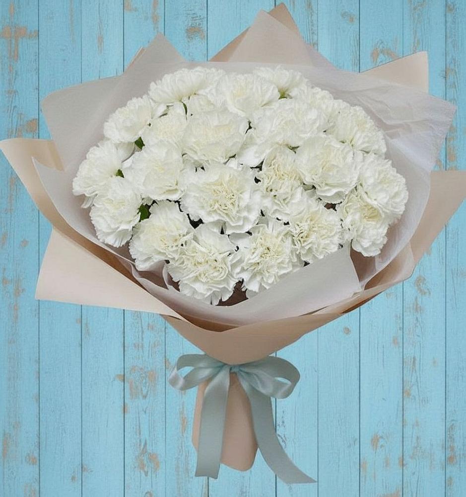 Букет цветов из: Гвоздики в Сяве