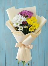 Букет цветов из:  Хризантемы в Сяве