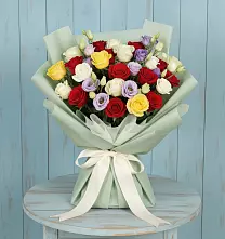 Букет цветов из:  Розы #REPLACE_PRED# Сяве