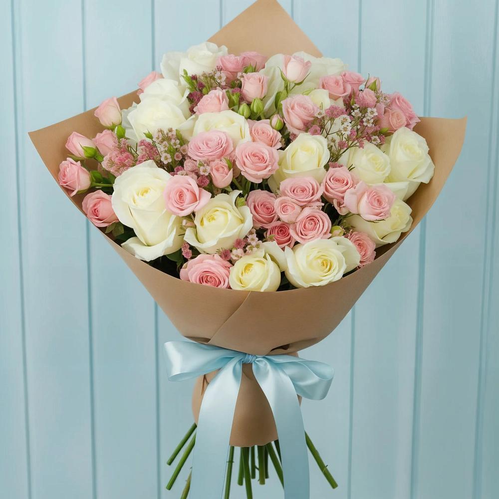 Букет цветов из: Розы в Сяве