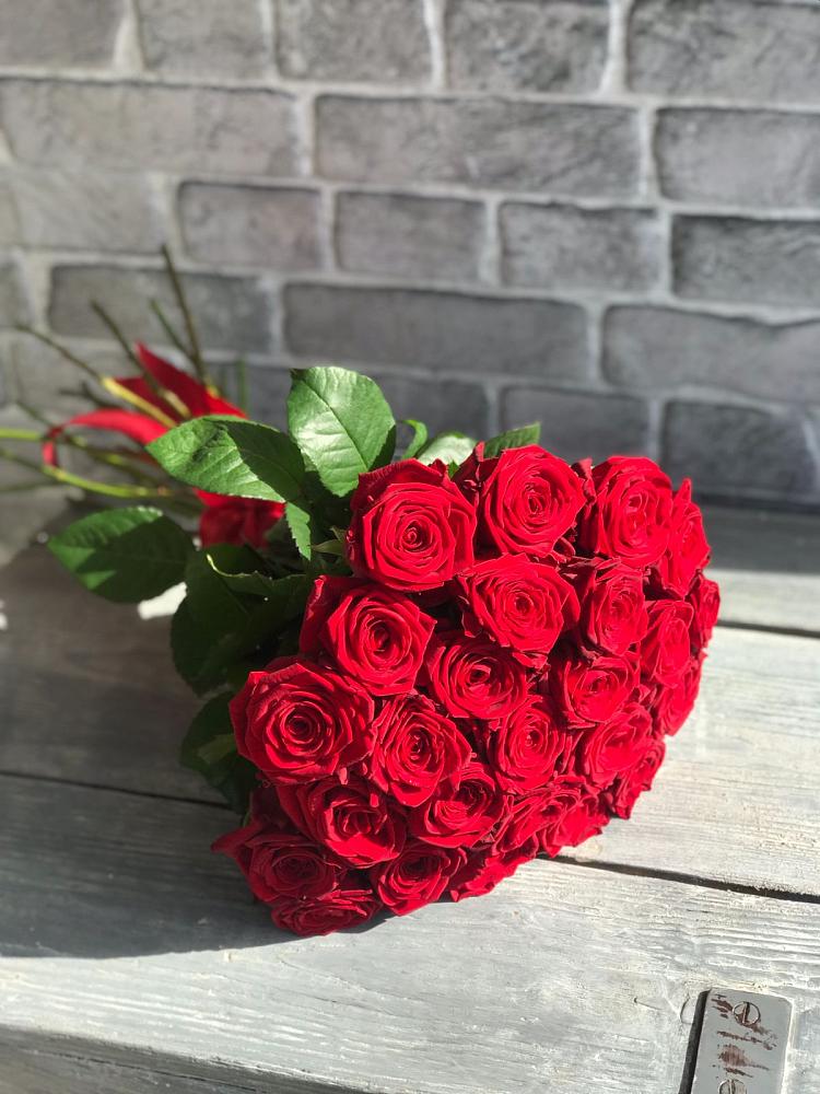 Букет Красные розы Фридом в Сяве