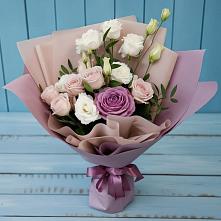 Букет цветов из:  Розы и Лизиантусы в Сяве