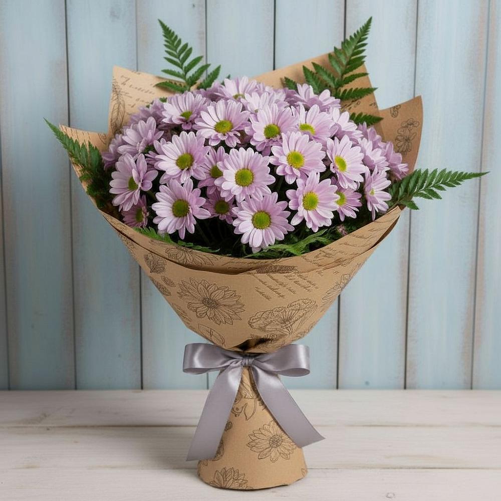 Букет цветов из: Хризантемы в Сяве