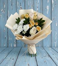 Букет цветов из:  Розы и Хризантемы в Сяве