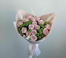 Букет цветов из:  Розы и Хризантемы #REPLACE_PRED# Сяве