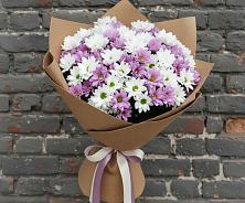 Букет цветов из:  Хризантемы в Сяве