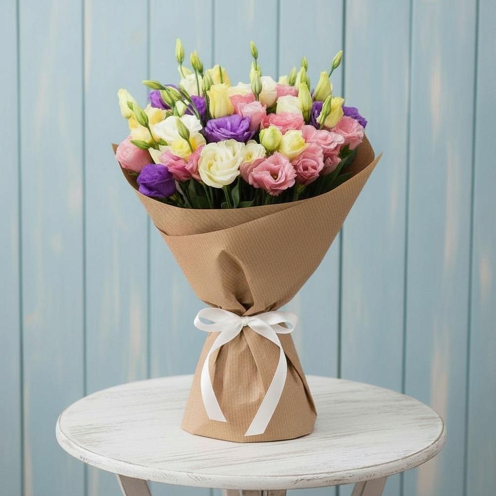 Букет цветов из: Лизиантусы в Сяве