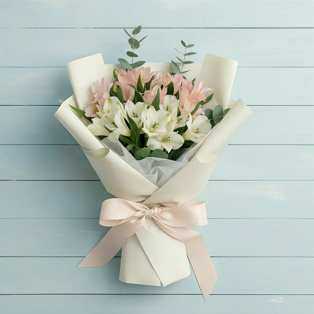 Букет цветов из: Альстромерии в Сяве