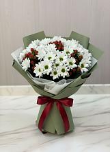 Букет цветов из:  Хризантемы в Сяве