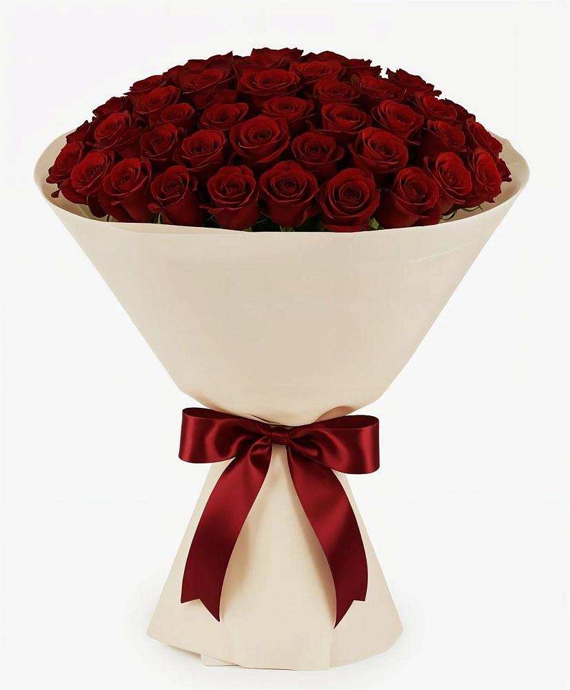 Букет 101 Бордовая роза Блэк Бакарра в Сяве