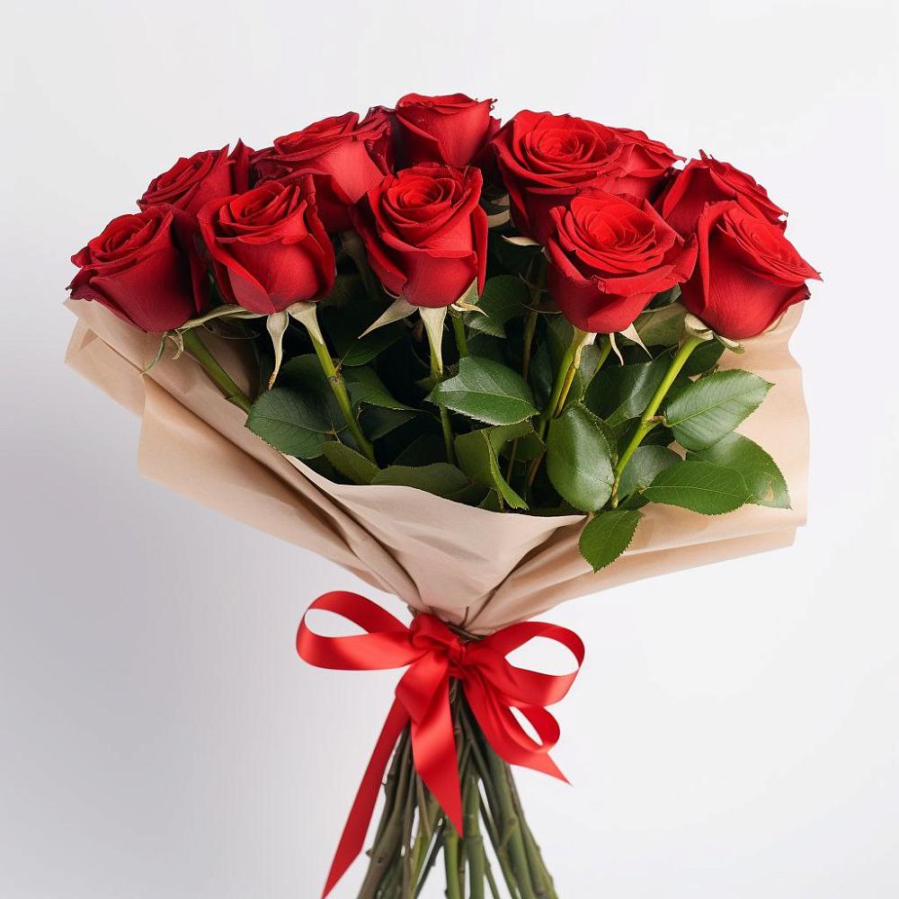 Букет 11 Красных роз Эдлесс Лав в Сяве