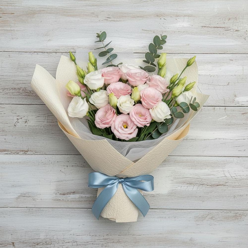 Букет цветов из: Лизиантусы в Сяве